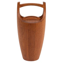 Cubitera de teca moderna danesa de mediados de siglo, de Jens H. Quistgaard para Dansk