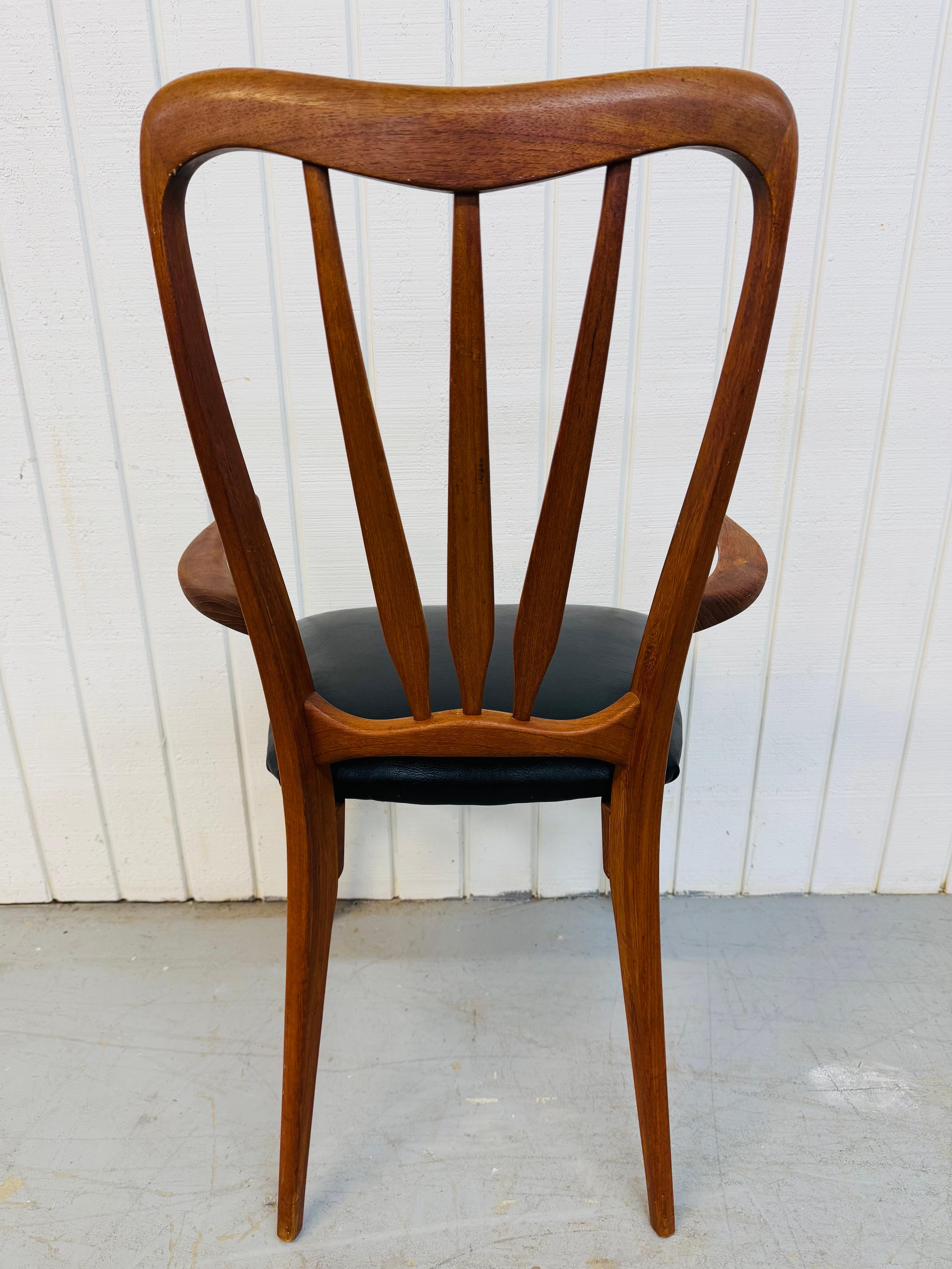 Dänische Mid-Century-Modern-Sessel Ingrid aus Teakholz, Koefoed Ingrid, 2er-Set im Angebot 1