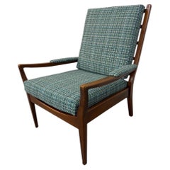 Mid-Century Danish Modern Teak Ladder Back Arm Chair - Restored!