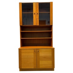 Mid-Century Danish Modern Teak Lighted Display Cabinet