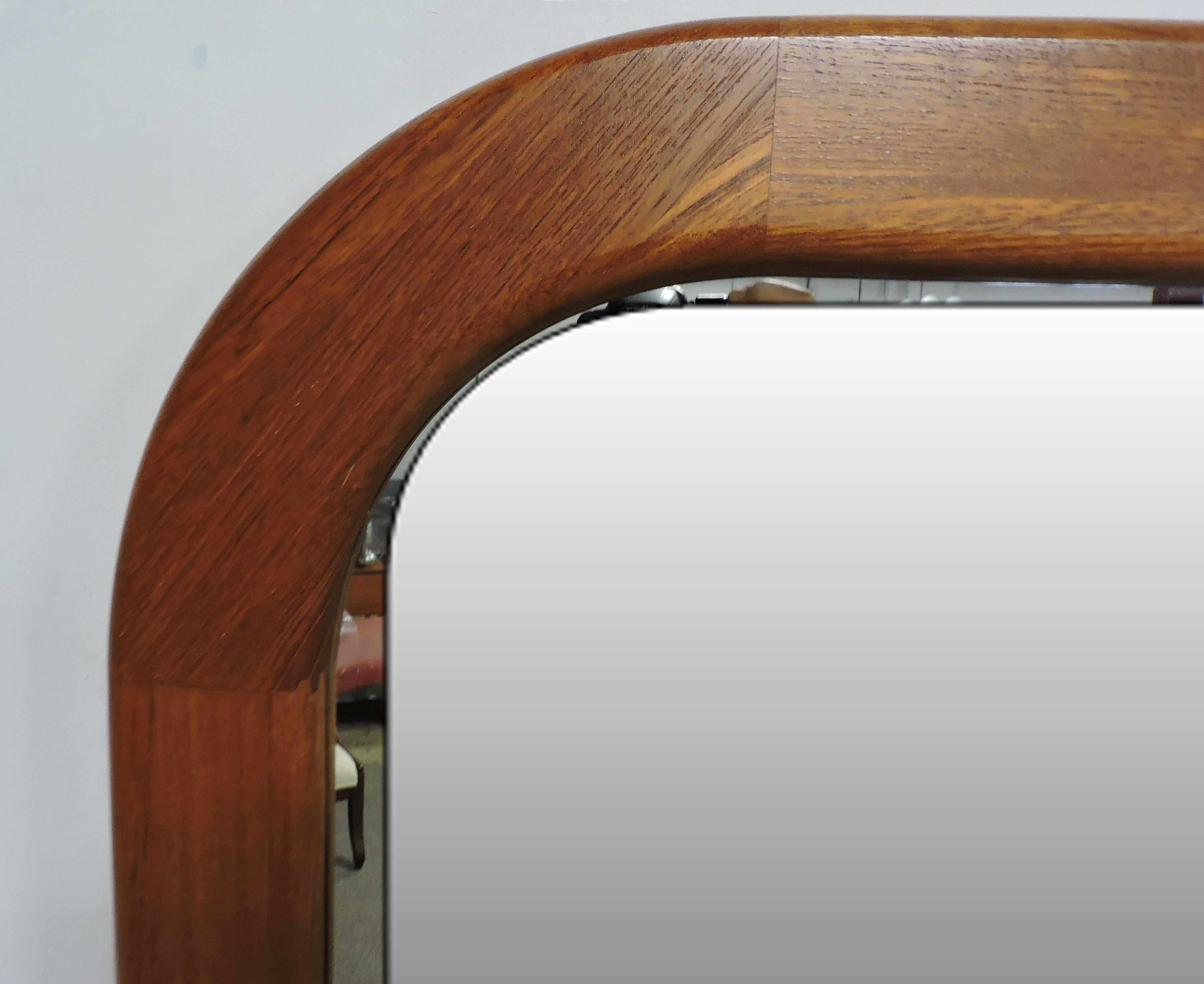 danish teak mirror