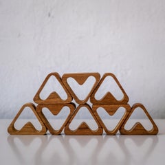 Mid-Century Danish Modern Teak Napkin Rings