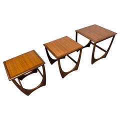 Mid-Century Danish Modern Teak Nesting Tables - Set of 3