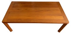 Mid Century Danish Modern Teak Rectangle Coffee Table