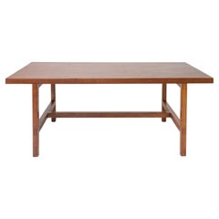 Retro Mid Century Danish modern teak rectangle dining table 