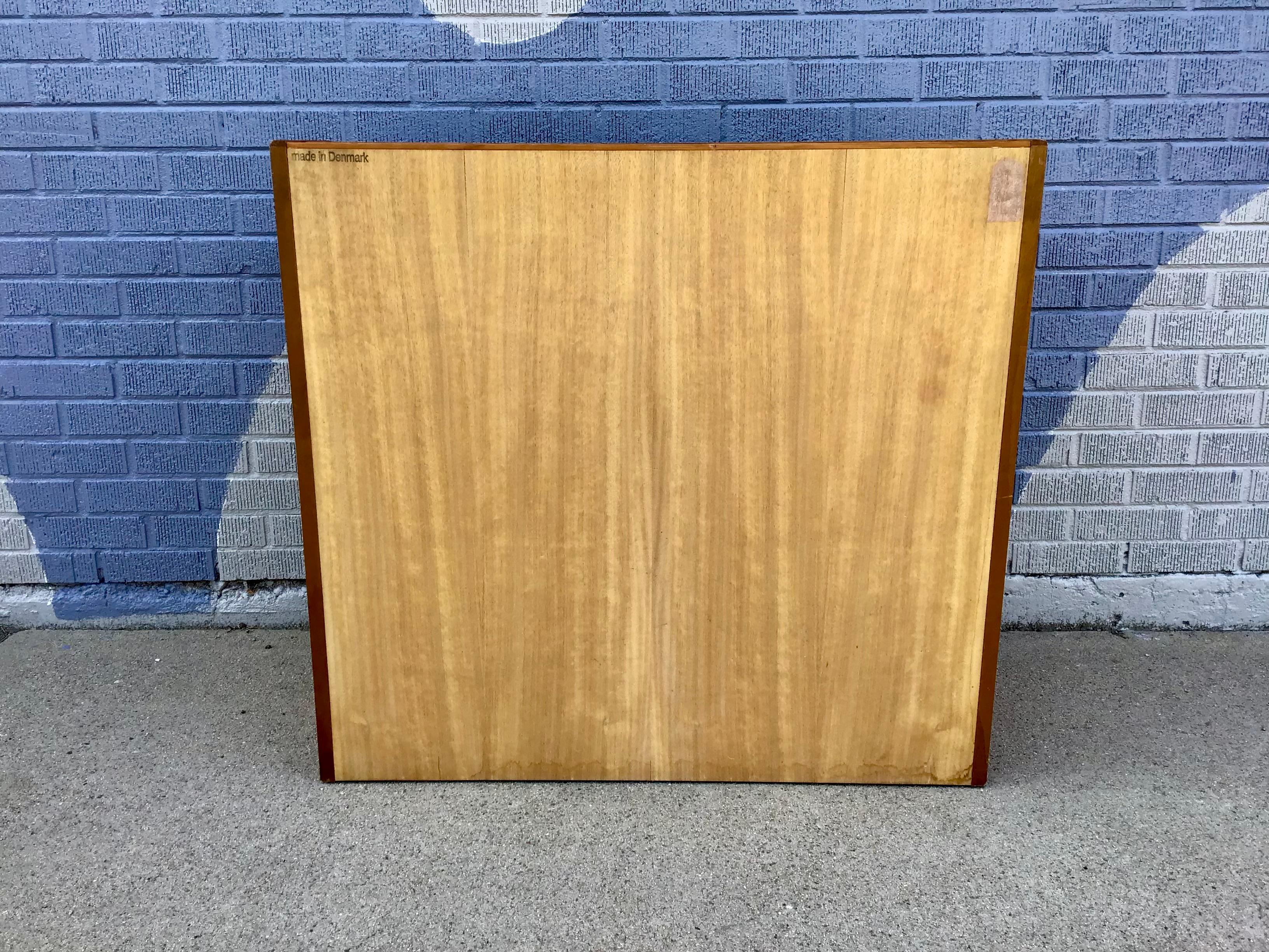 Scrivania moderna danese di metà secolo in teak Rolle in vendita 6