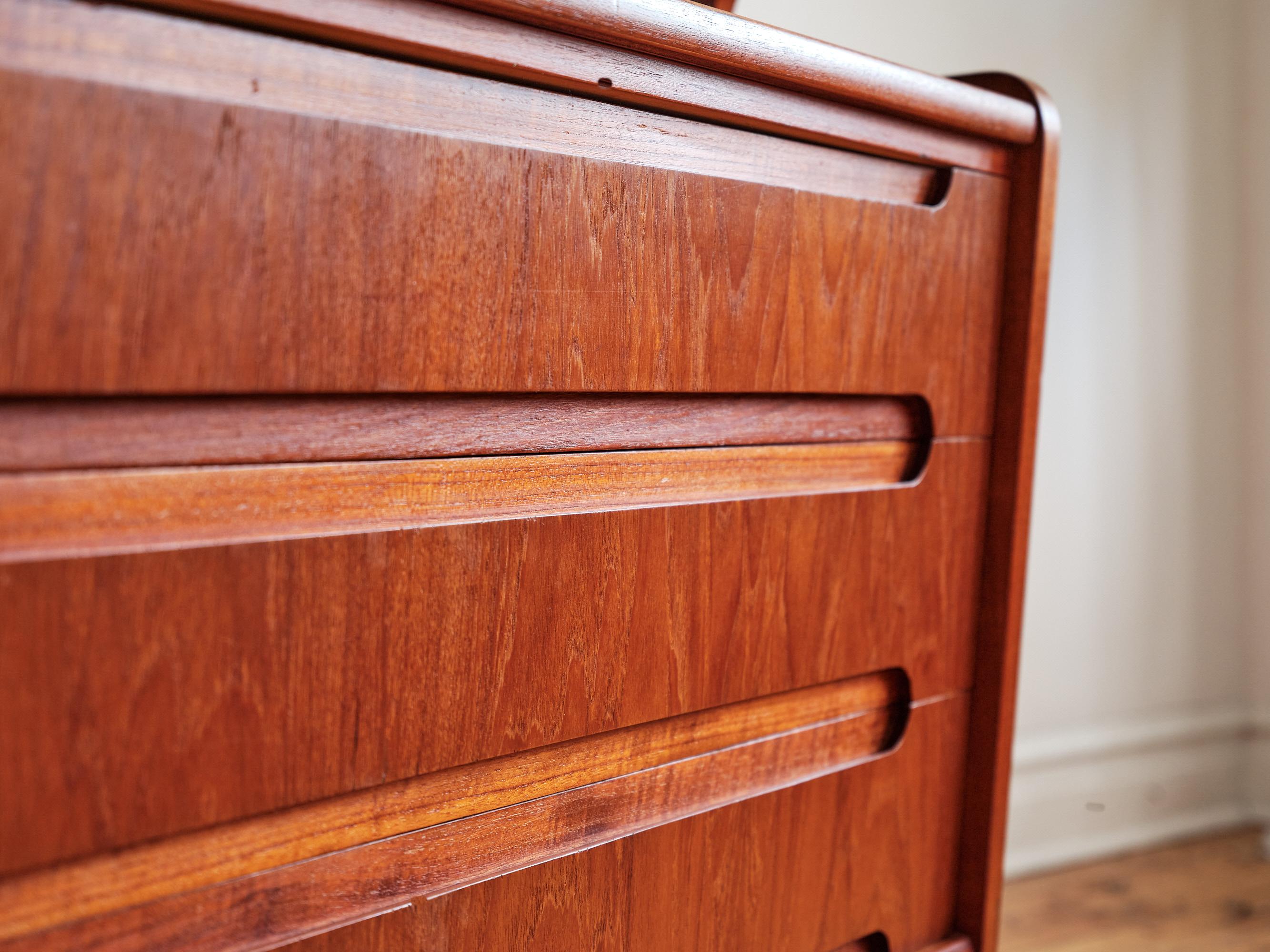 Mid-20th Century Mid-Century Danish Modern Teak Secretary Desk and Vanity