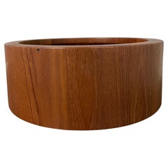 Cuenco de teca moderno danés de mediados de siglo, de Jens Quistgaard para Dansk.