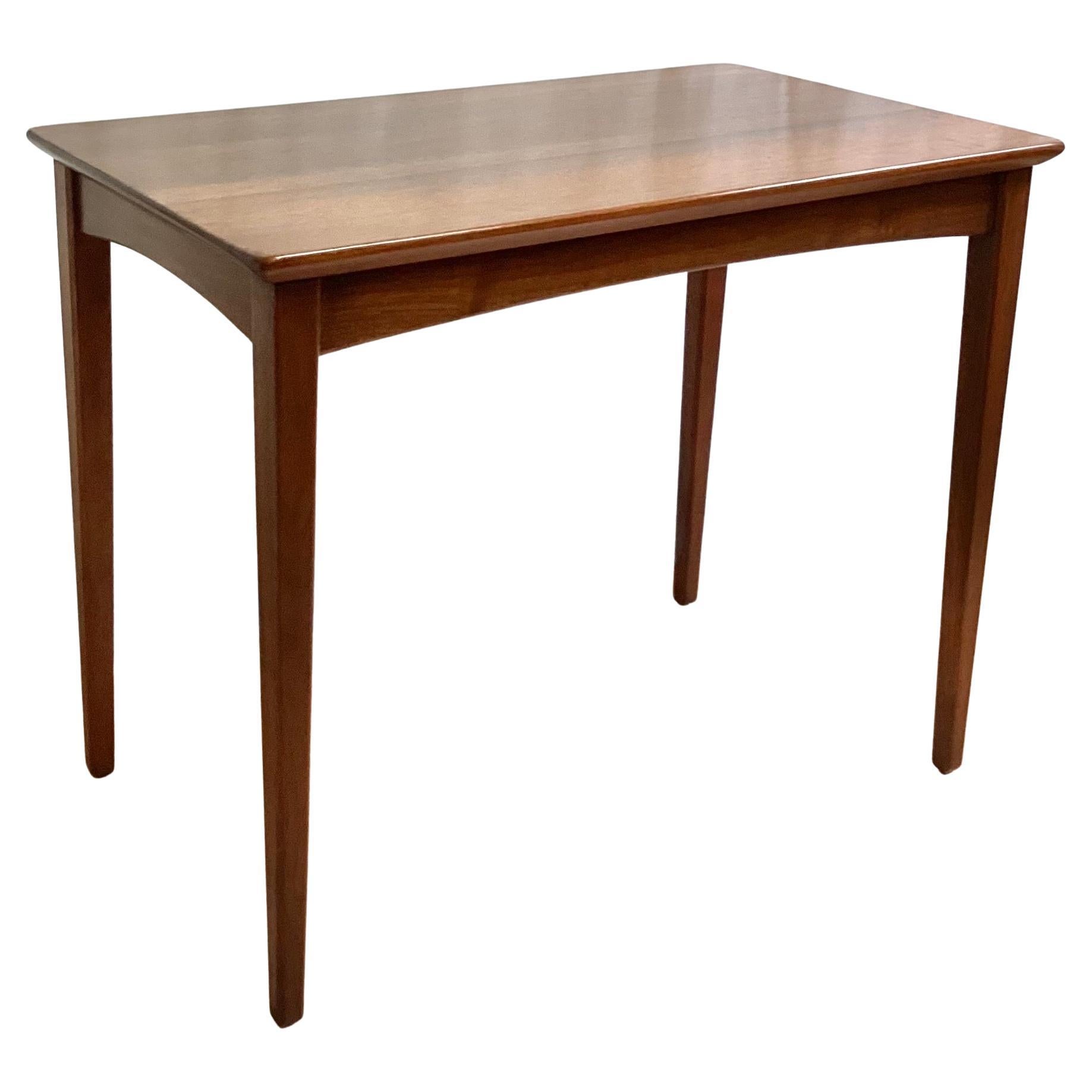 Mid-Century Danish Modern Teak Side Table  For Sale