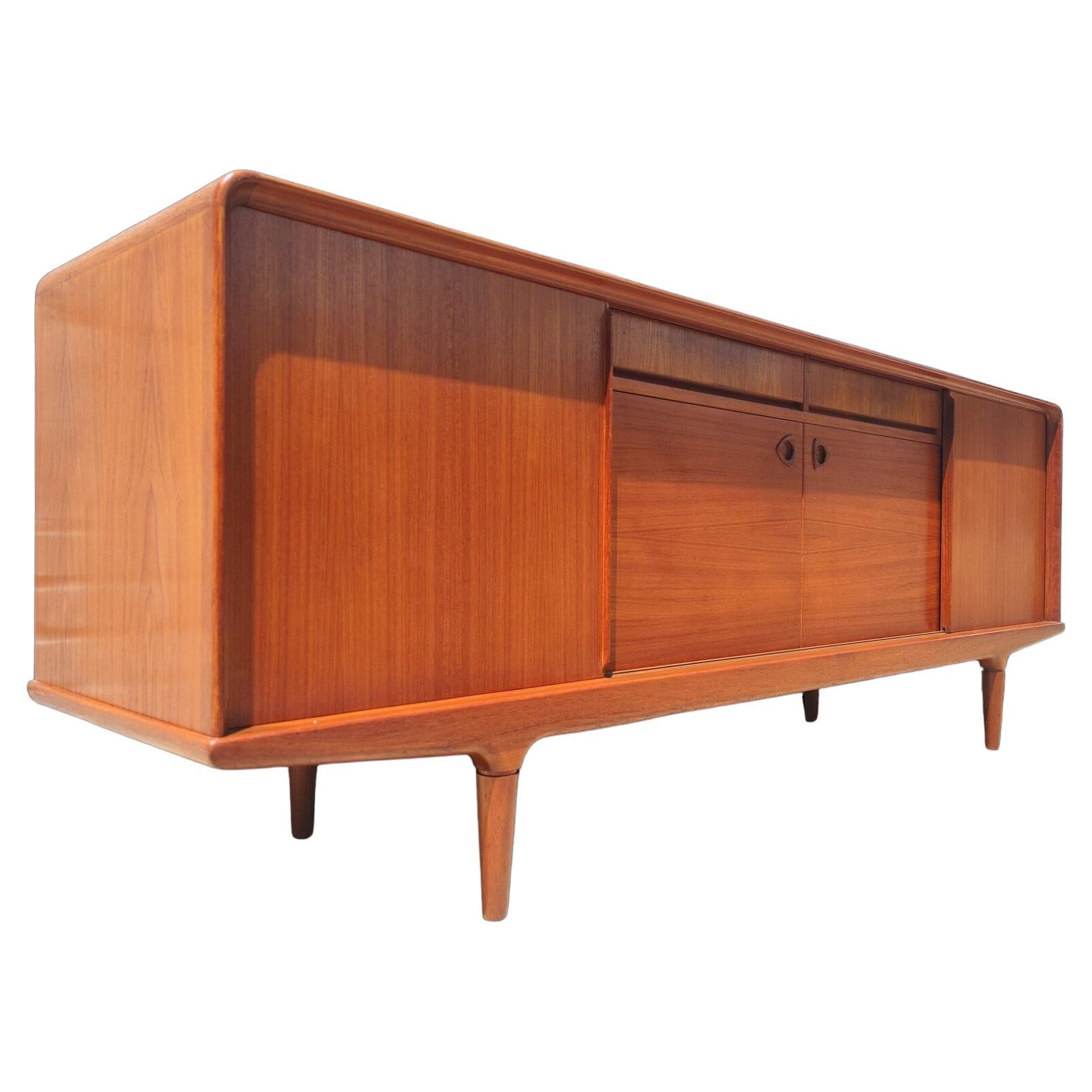 Mid Century Danish Modern Teak Sideboard von Clausen & Sons