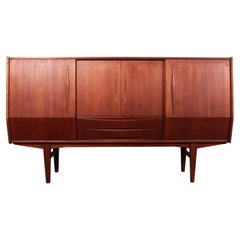 Mid-Century Danish Modern Teak Sideboard Dry Bar, Hans J. Wegner, G-Plan