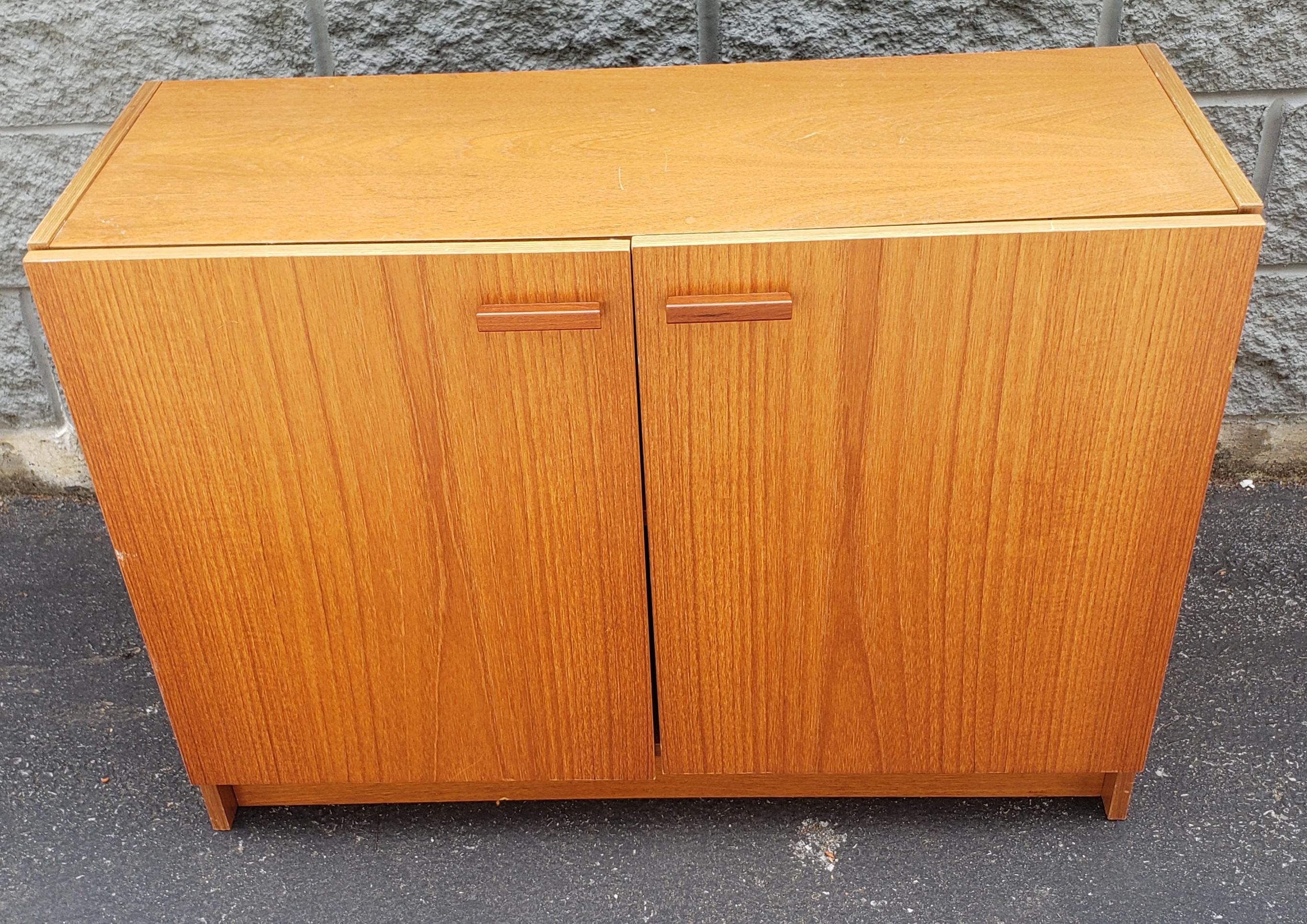 Scandinavian Modern Midcentury Danish Modern Teak Storage Cabinet For Sale