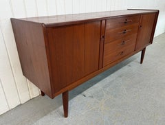 Mid-Century Danish Modern Teak Tambour Sideboard