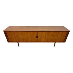 Mid-Century Danish Modern Teak Tambour Sideboard