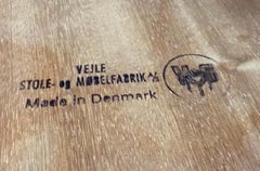 Mid Century Danish Modern Teak Vejle Stole & Mobelfabrik Cocktail Coffee Table