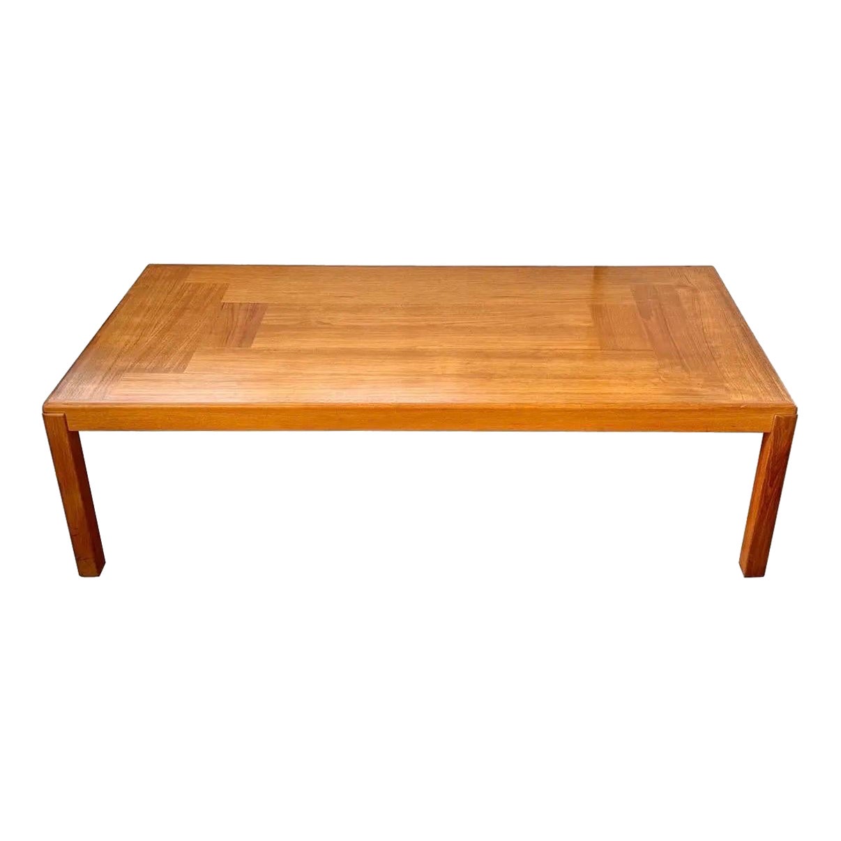 Mid Century Danish Modern Teak Vejle Stole & Mobelfabrik Cocktail Coffee Table