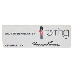 Miroir mural danois moderne en teck du milieu du siècle dernier par Nils Johnson