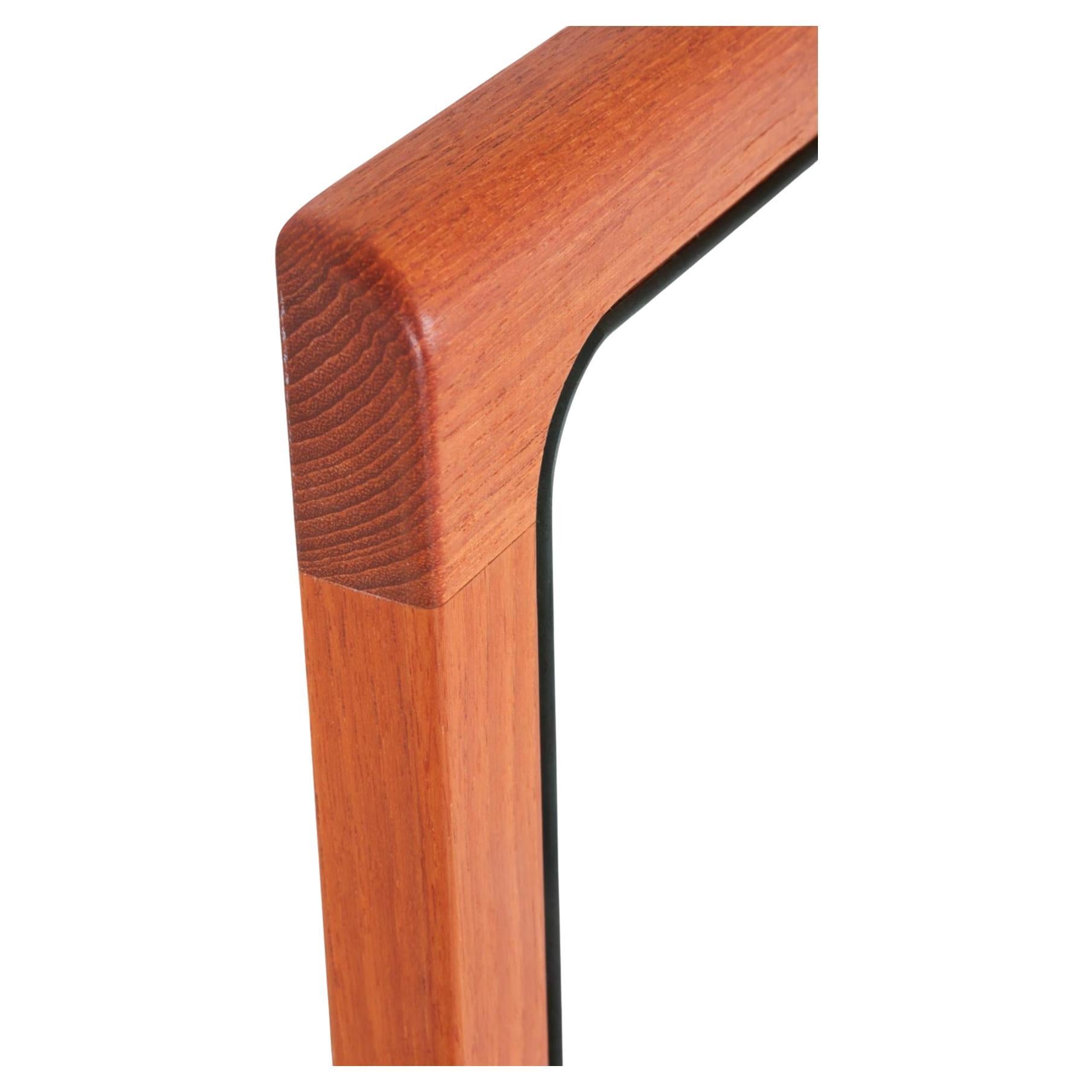 Scandinavian Modern Mid century danish modern teak wall mirror by Nils Johnson