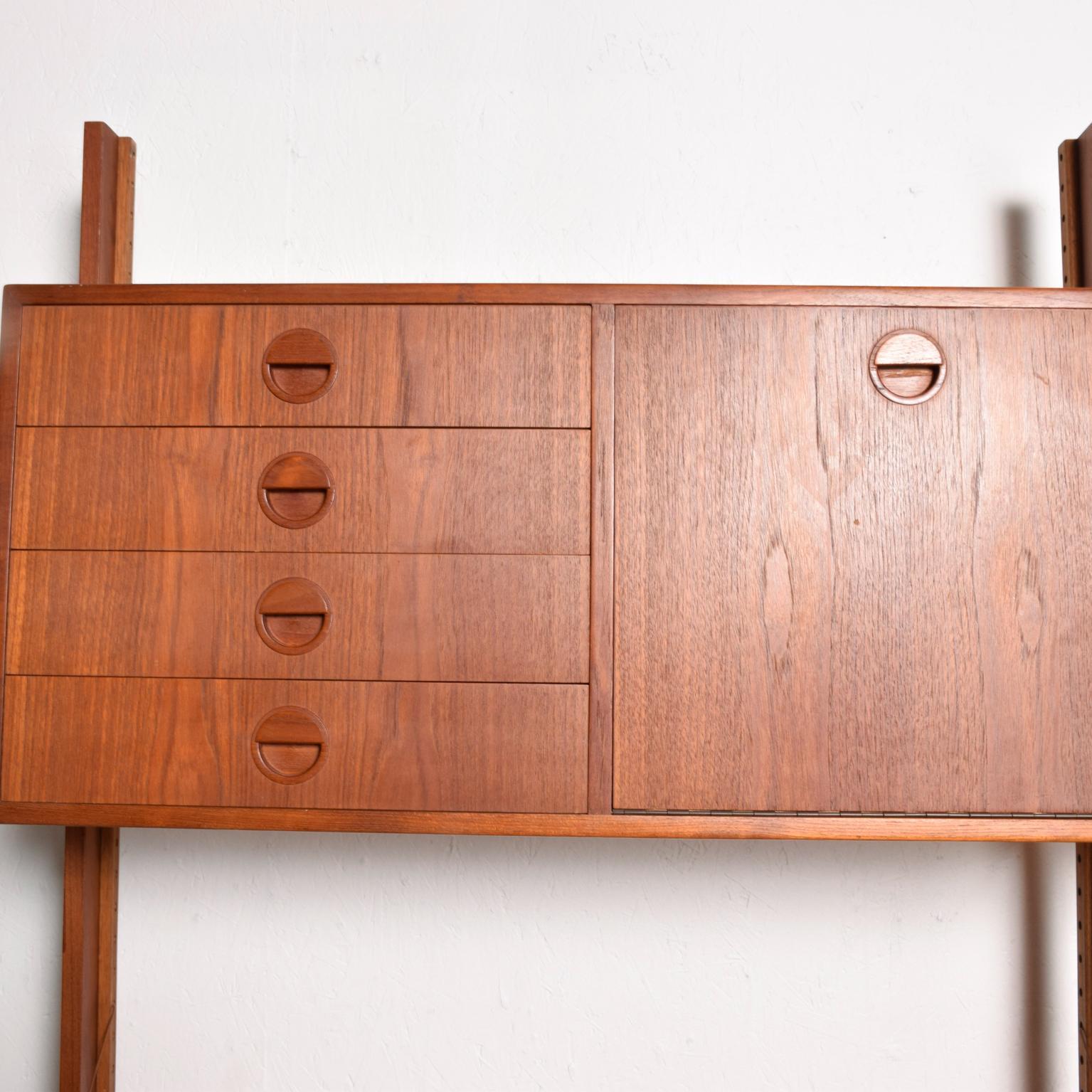 Mid-20th Century Midcentury Danish Modern Teak Wall Unit Hansen & Guldborg CADO