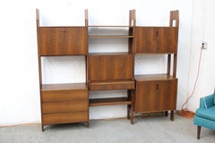 Mid Century Danish Modern Teak Wall Unit System