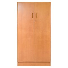 Armoire penderie en teck du milieu du siècle dernier, danoise et moderne