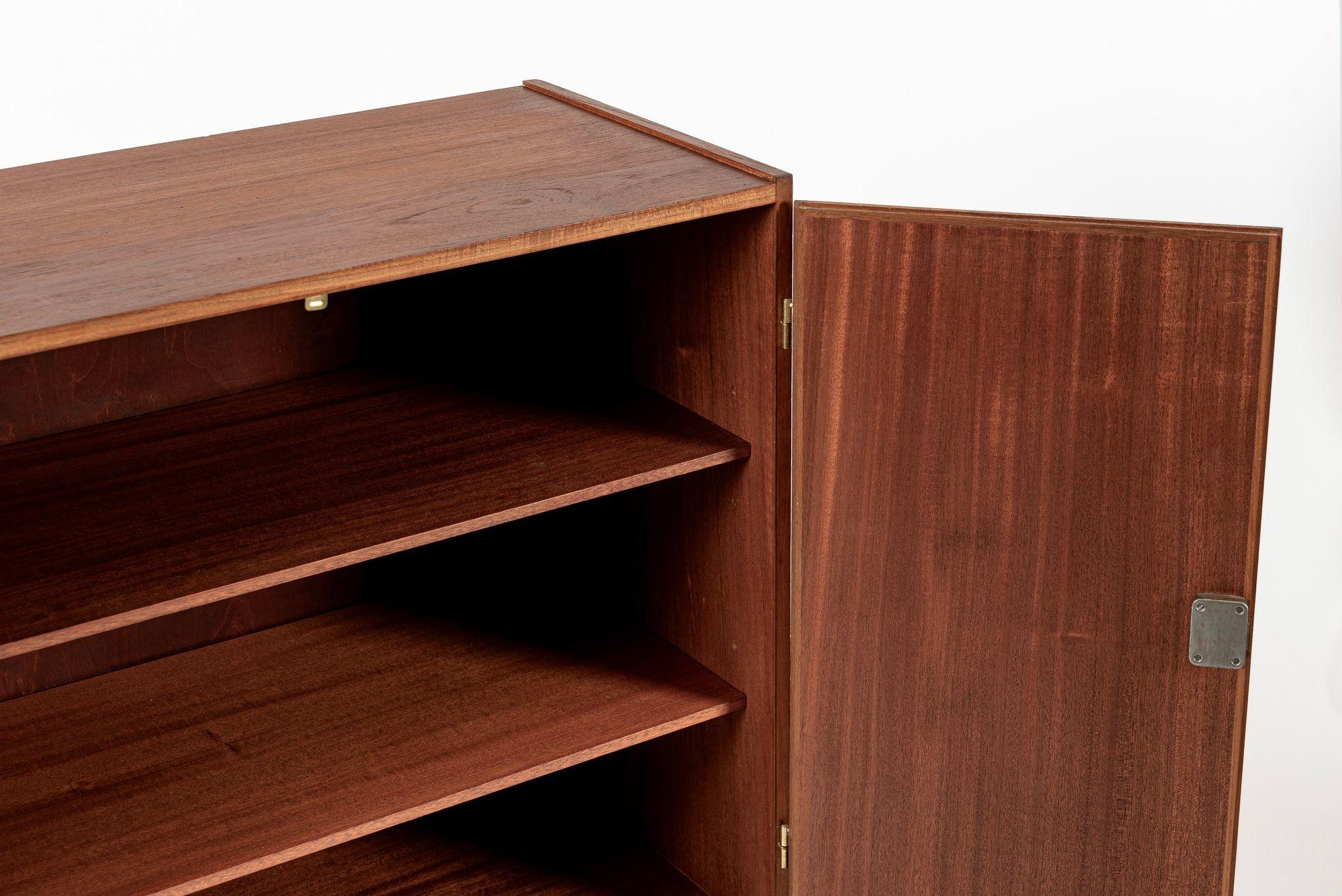 Mid-20th Century Mid Century Danish Modern Teak Wood Storage or Bar Cabinet For Sale