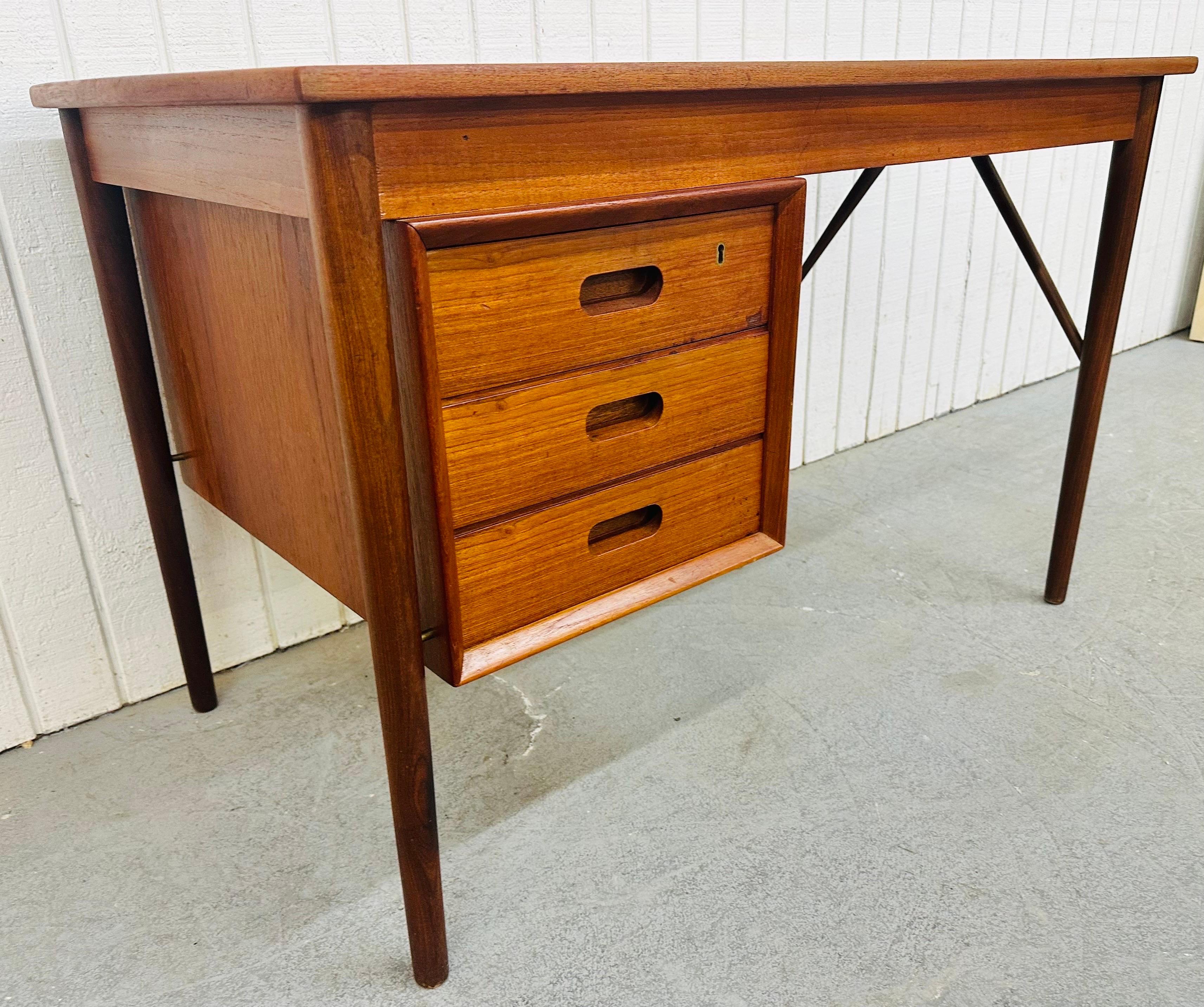 Mid-Century Modern Mid-Century Danish Modern Teak Writing Desk