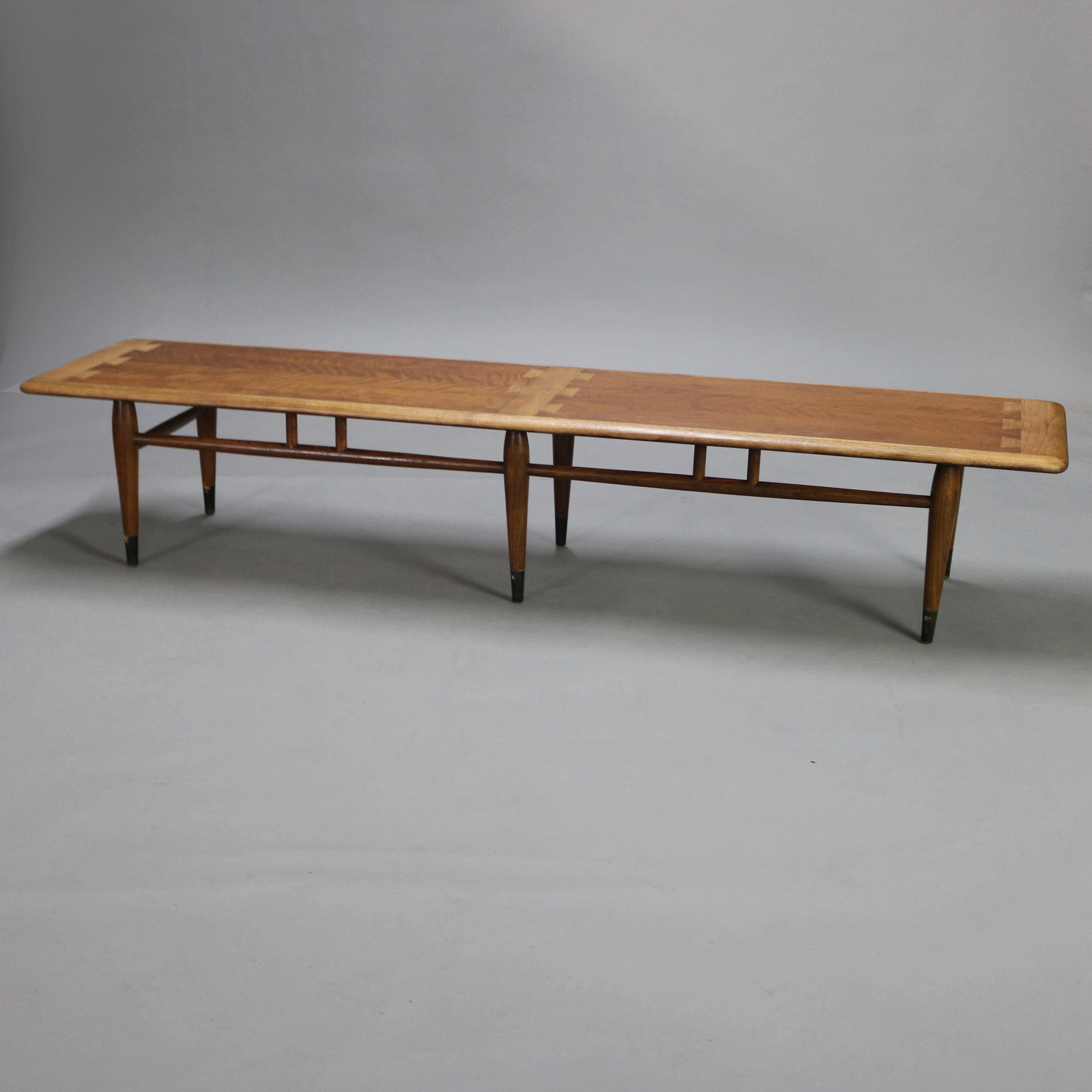 Midcentury Danish Modern Three-Piece Ash & Walnut Coffee End Table Set, 20th C In Good Condition In Big Flats, NY