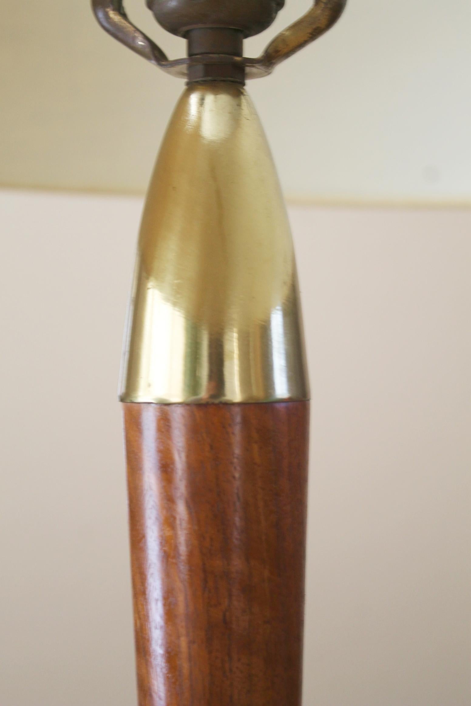 Mid-Century Modern Mid Century Danish Modern Torpedo Shaped Table Lamp! Tony Paul Westwood 1950s For Sale