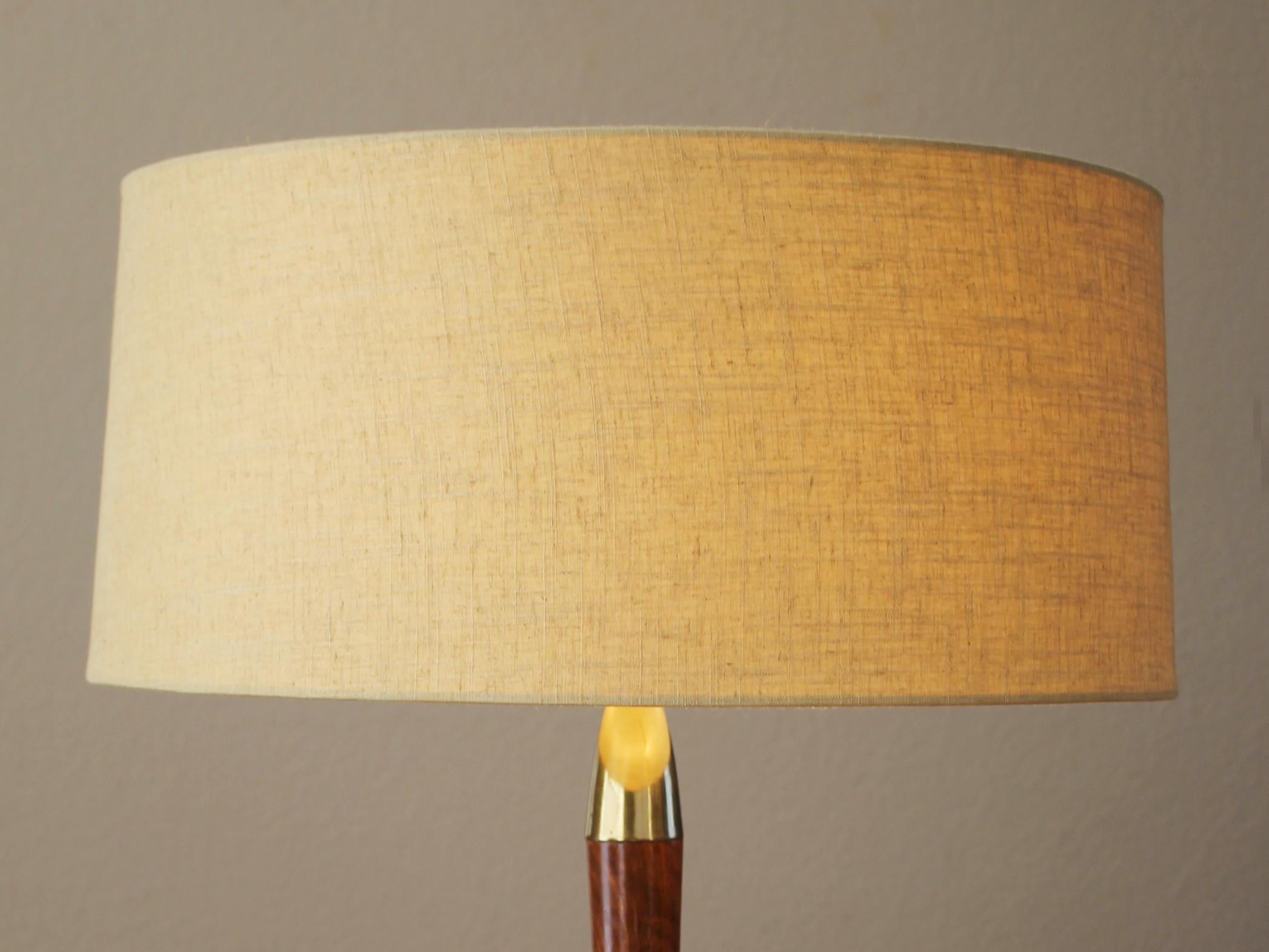 20th Century Mid Century Danish Modern Torpedo Shaped Table Lamp! Tony Paul Westwood 1950s For Sale