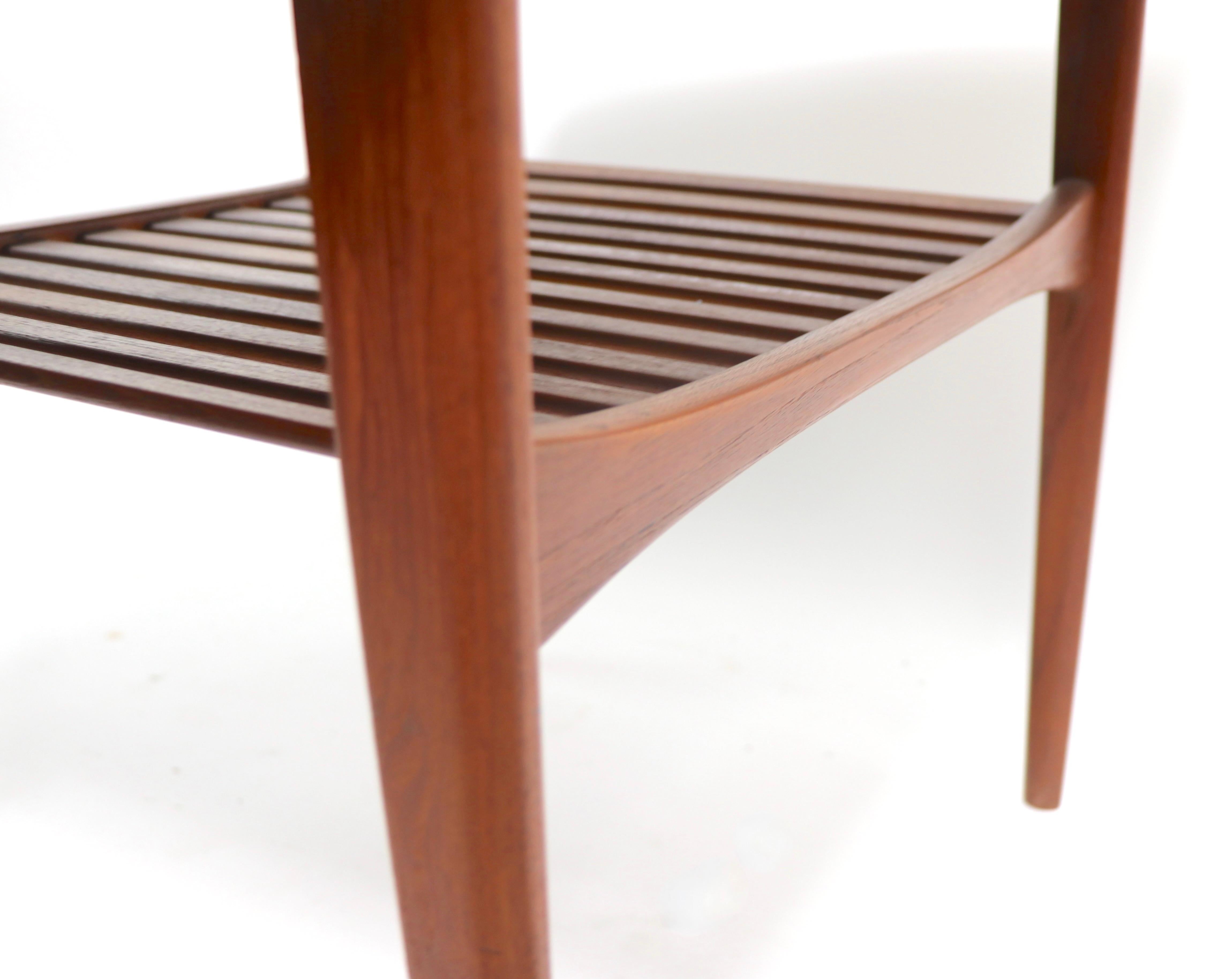 Mid Century Danish Modern Tove, Larsen Side Table 2
