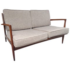 Mid Century Danish Modern Two Seat Sofa by IB Kofod Larsen for Selig