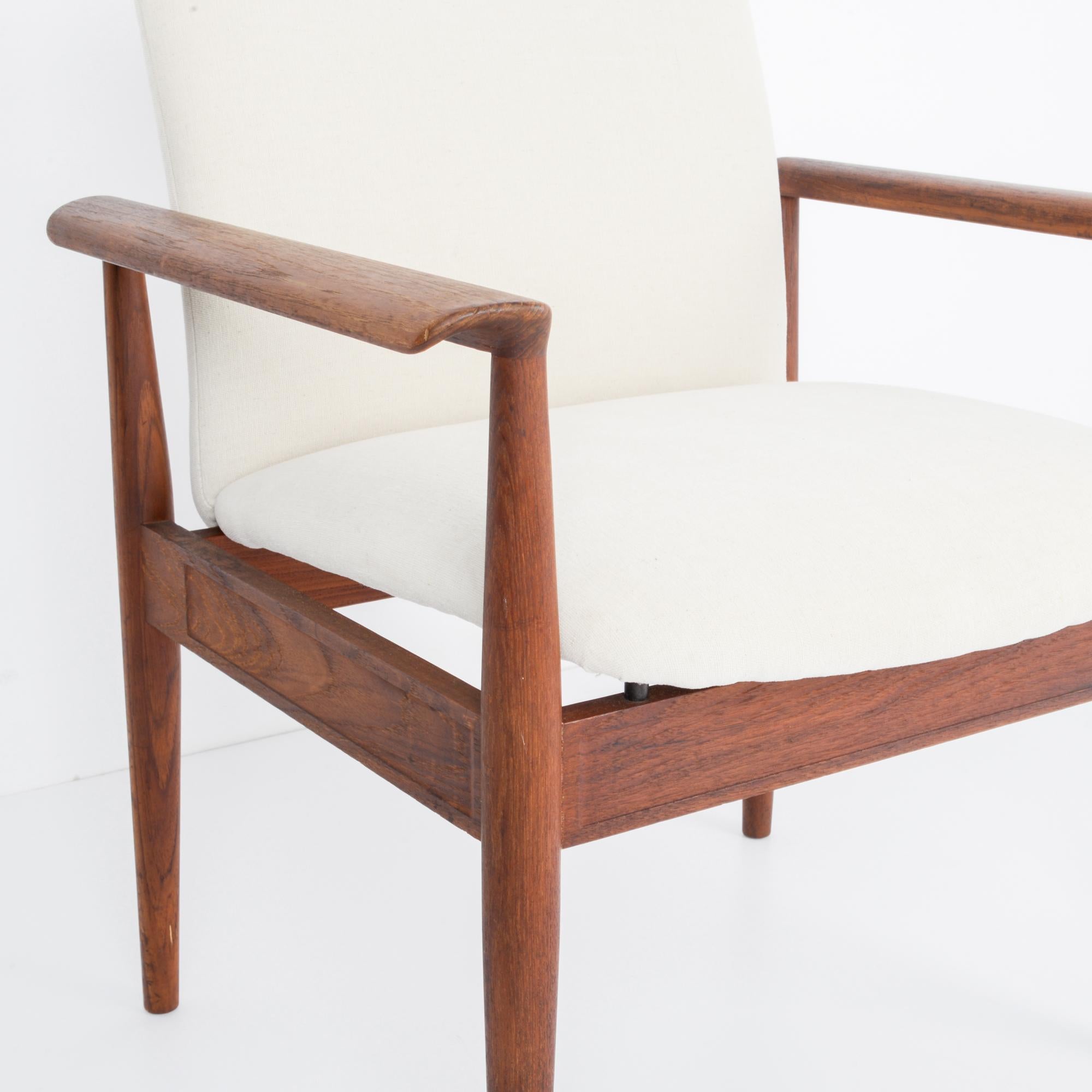 Midcentury Danish Modern Upholstered Armchair 4