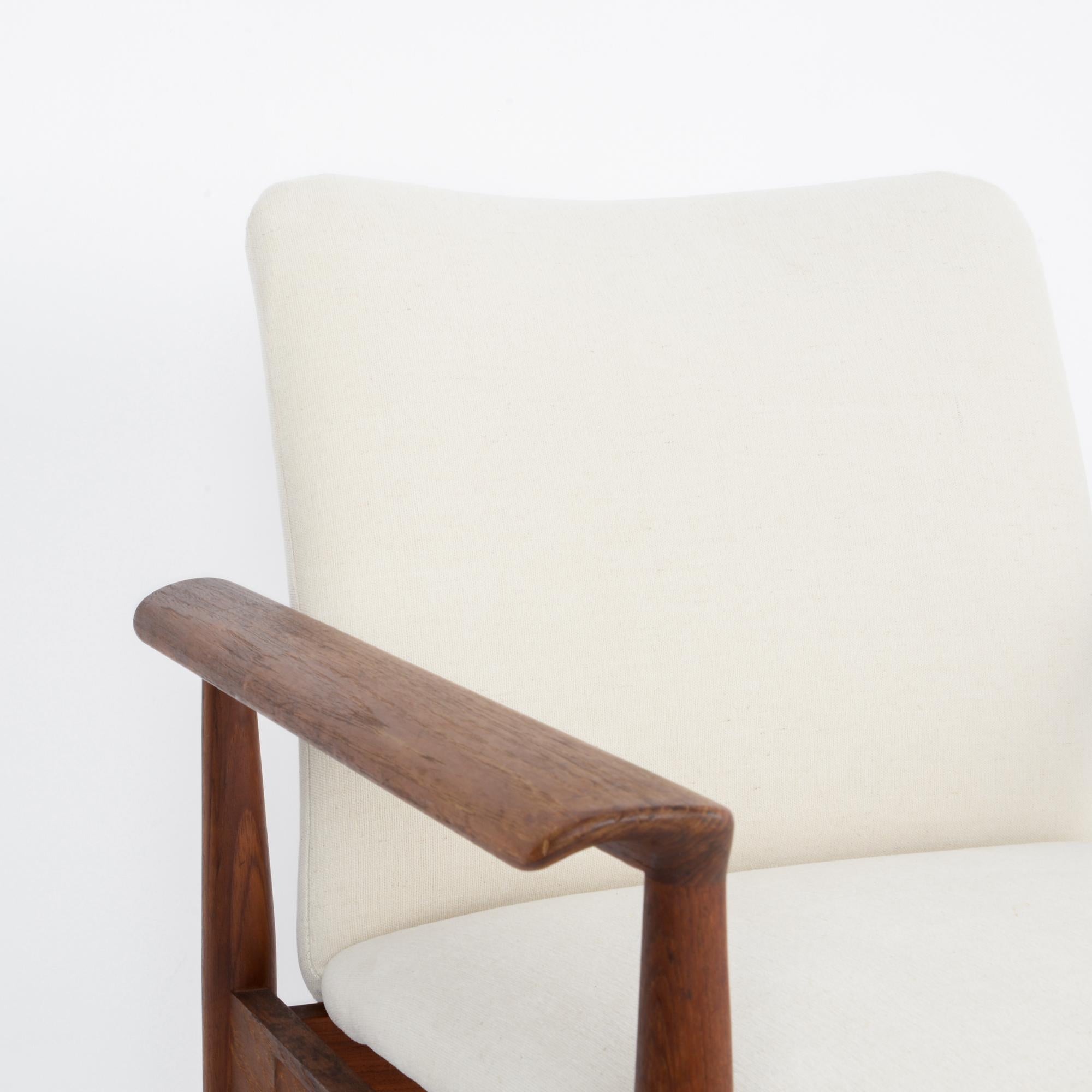 Midcentury Danish Modern Upholstered Armchair 5