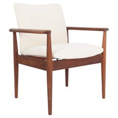 Midcentury Danish Modern Upholstered Armchair