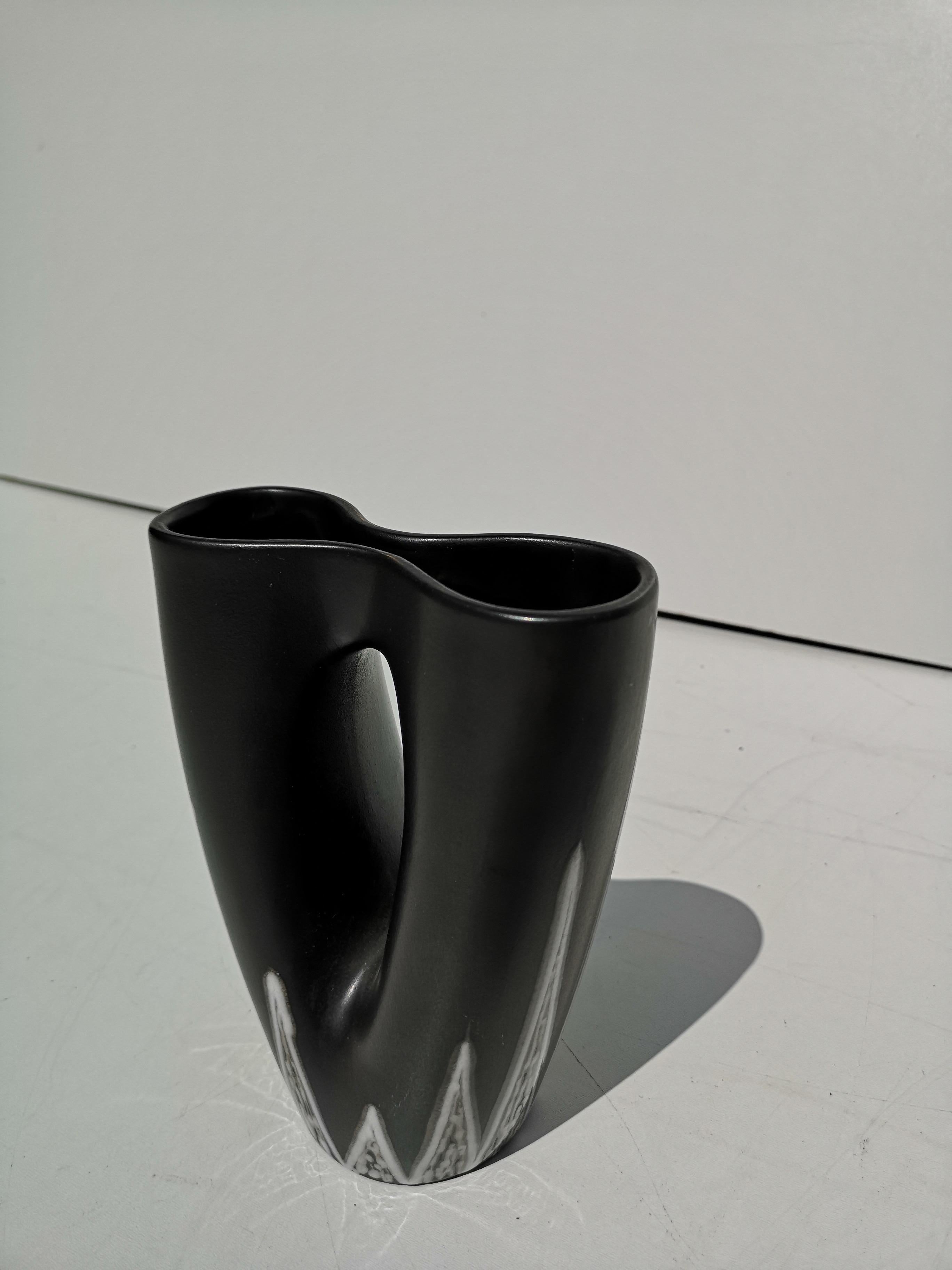 20th Century Midcentury Danish Modern Vase by Svend Aage Holm Sorensen for Soholm For Sale