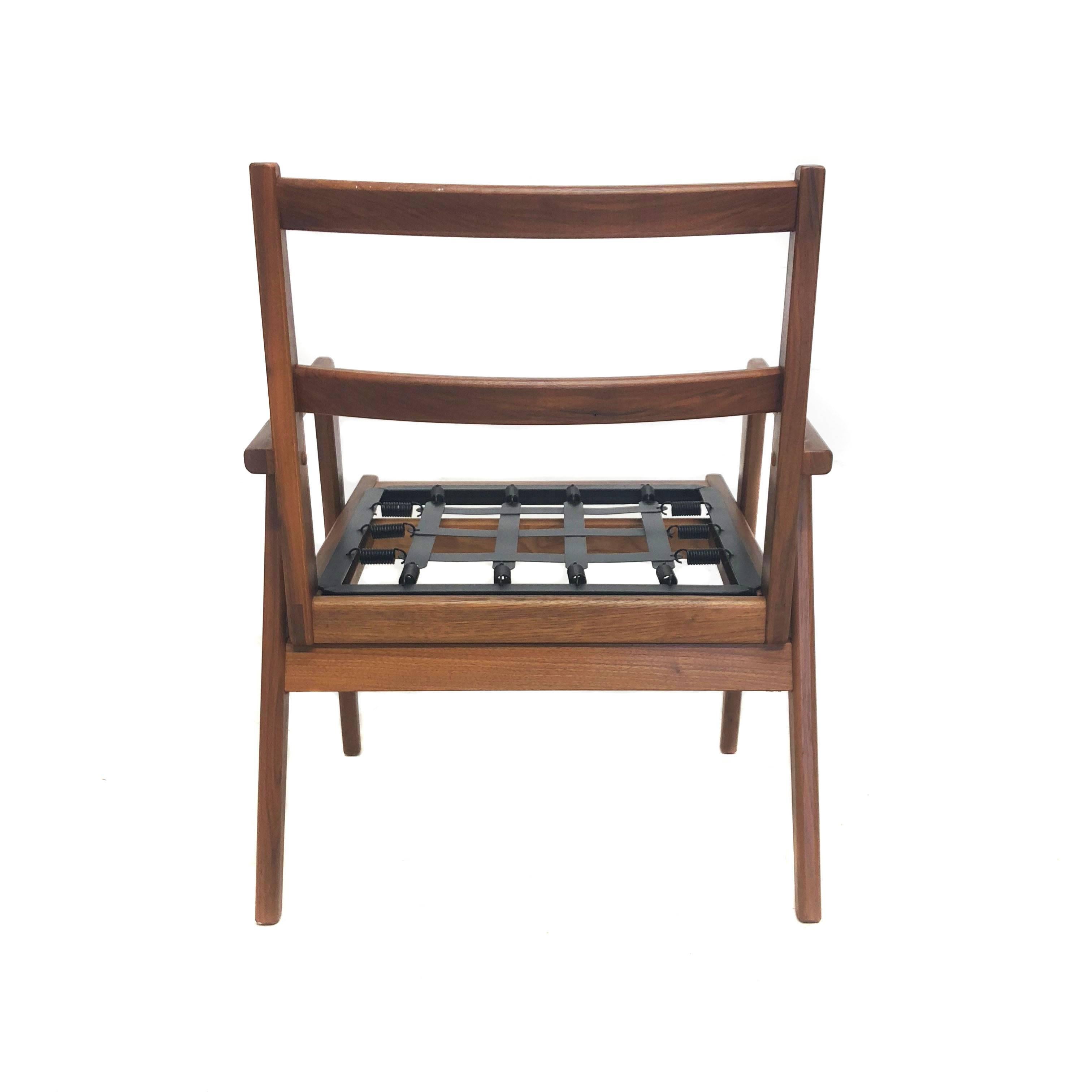 Mid-Century Modern Mid-Century Danish Modern Walnut Side Chair by Mel Smilow For Sale