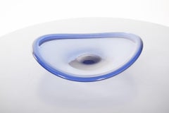 Mid-Century Danish Moulded Glass Fruit Bowl