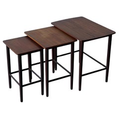 Mid-Century Danish Nesting Tables - Set of Three
