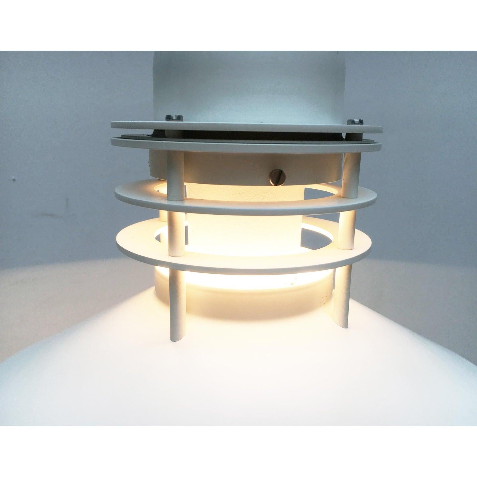 Mid-Century Danish Nyhavn Pendant Lamp by Alfred Homann and Ole v. Kjær, 1970s For Sale 5