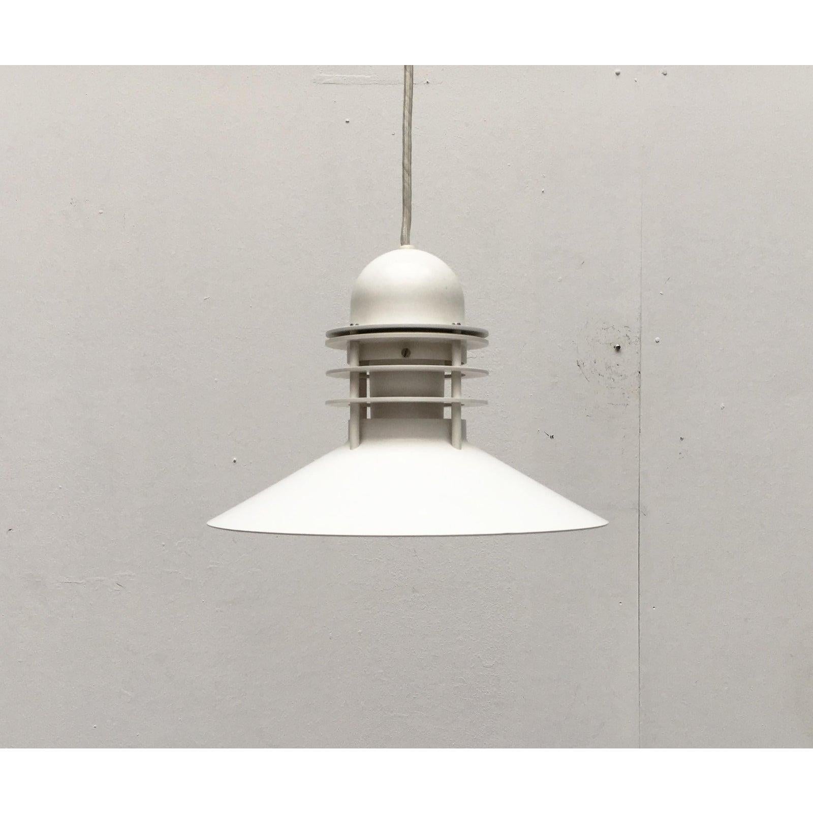 Mid-Century Modern Mid-Century Danish Nyhavn Pendant Lamp by Alfred Homann and Ole v. Kjær, 1970s For Sale