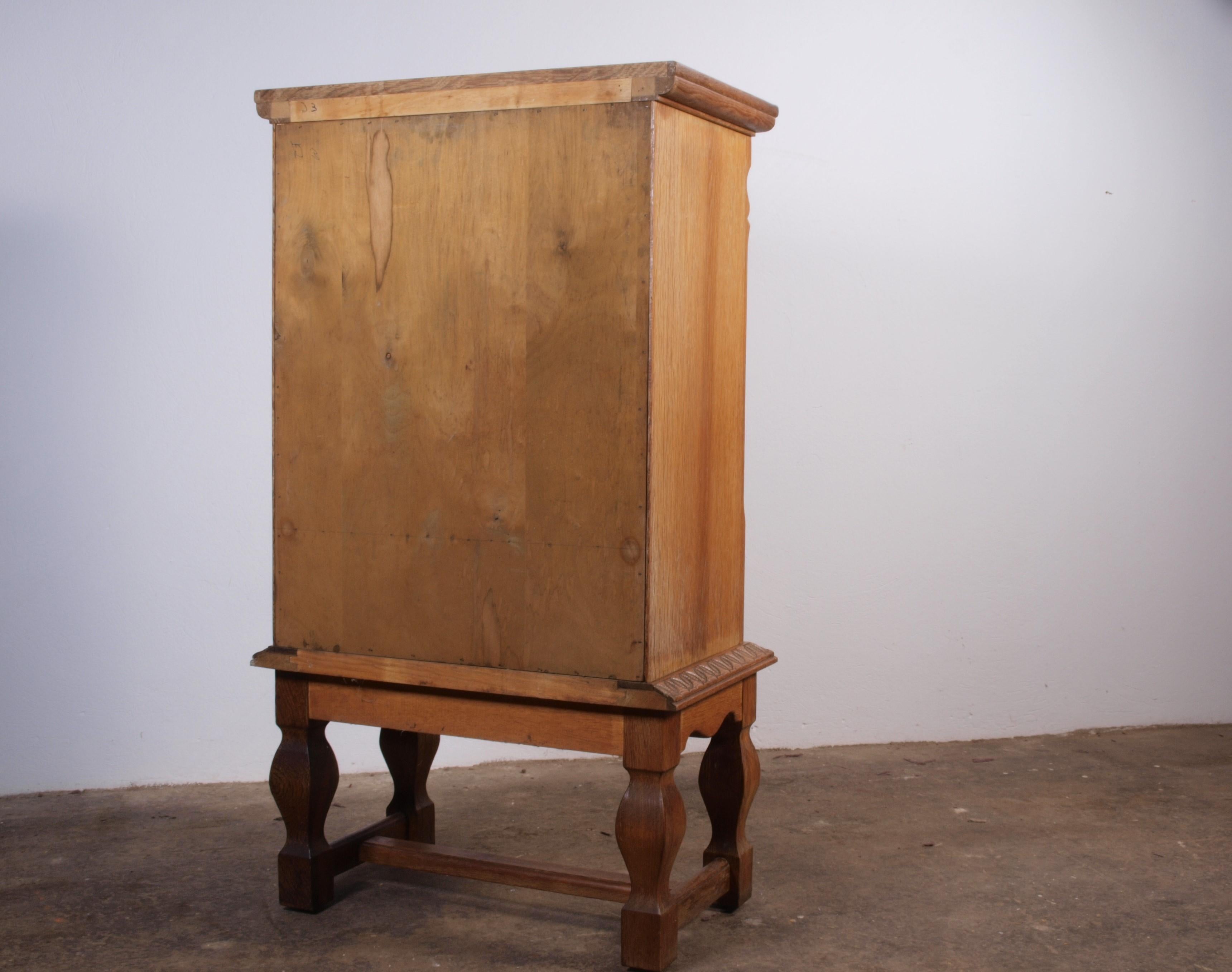 Mid-Century Danish Oak Cabinet in the style of Henning Kjaernulf For Sale 11