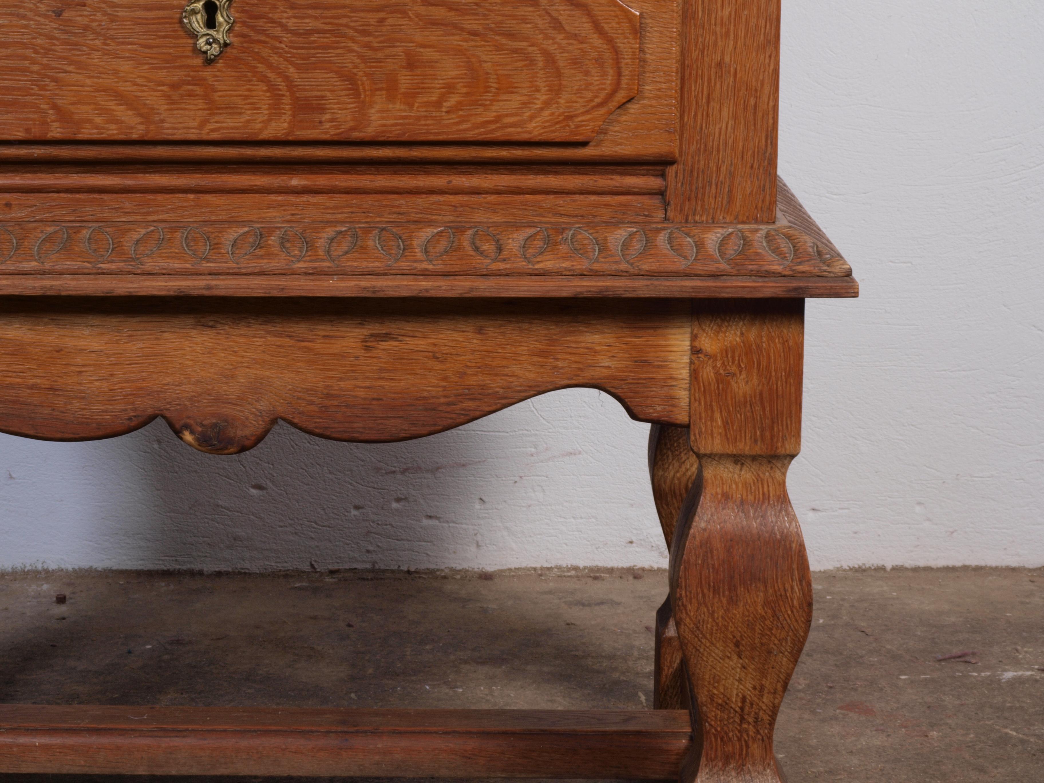 Mid-Century Danish Oak Cabinet in the style of Henning Kjaernulf For Sale 3