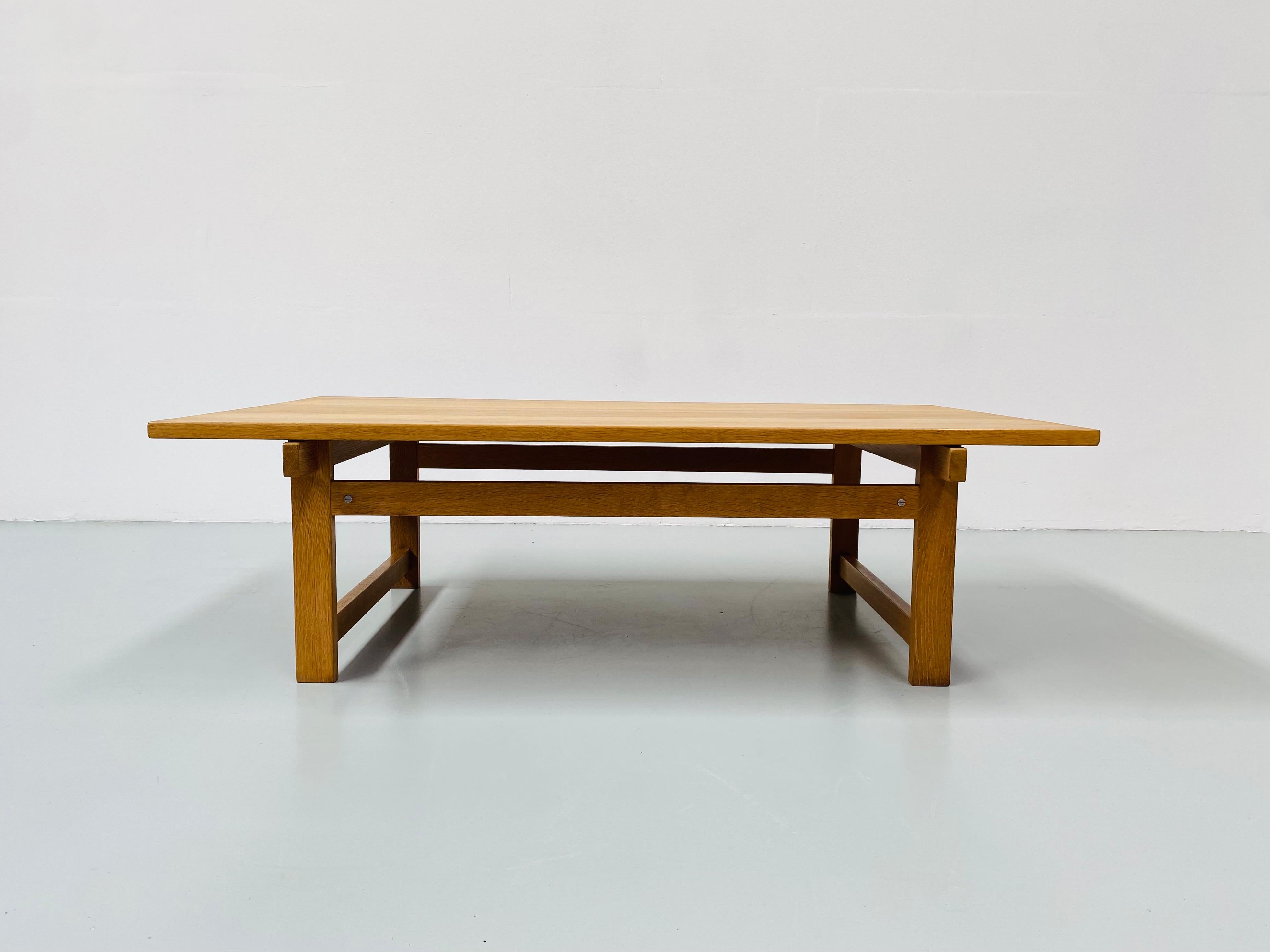 20th Century Vintage Danish Oak Japandi Style Coffeetable by Hans J. Wegner for Andreas Tuck