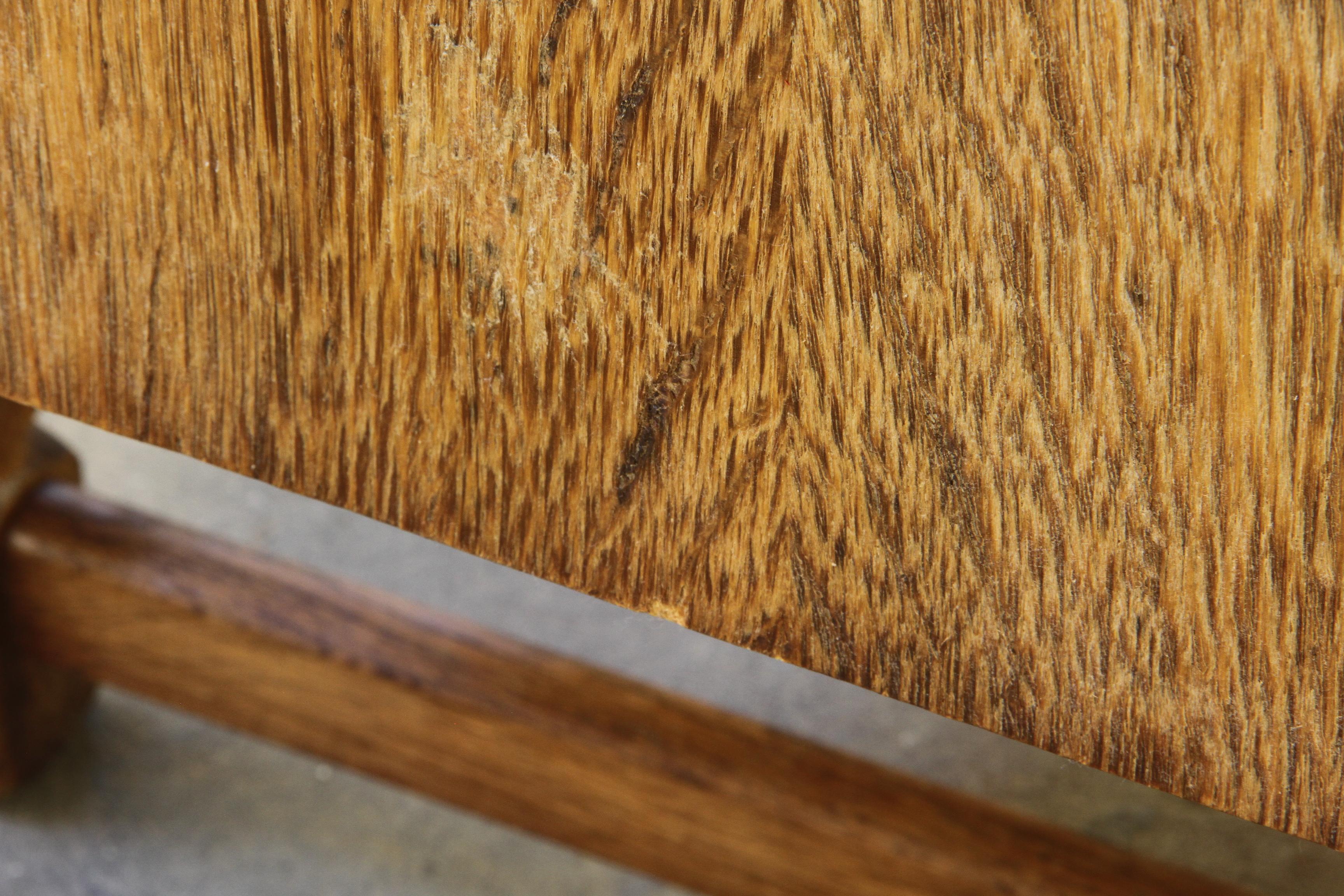 Mid-Century Danish Oak Desk attributed to Henning Kjaernulf, 1960s 8