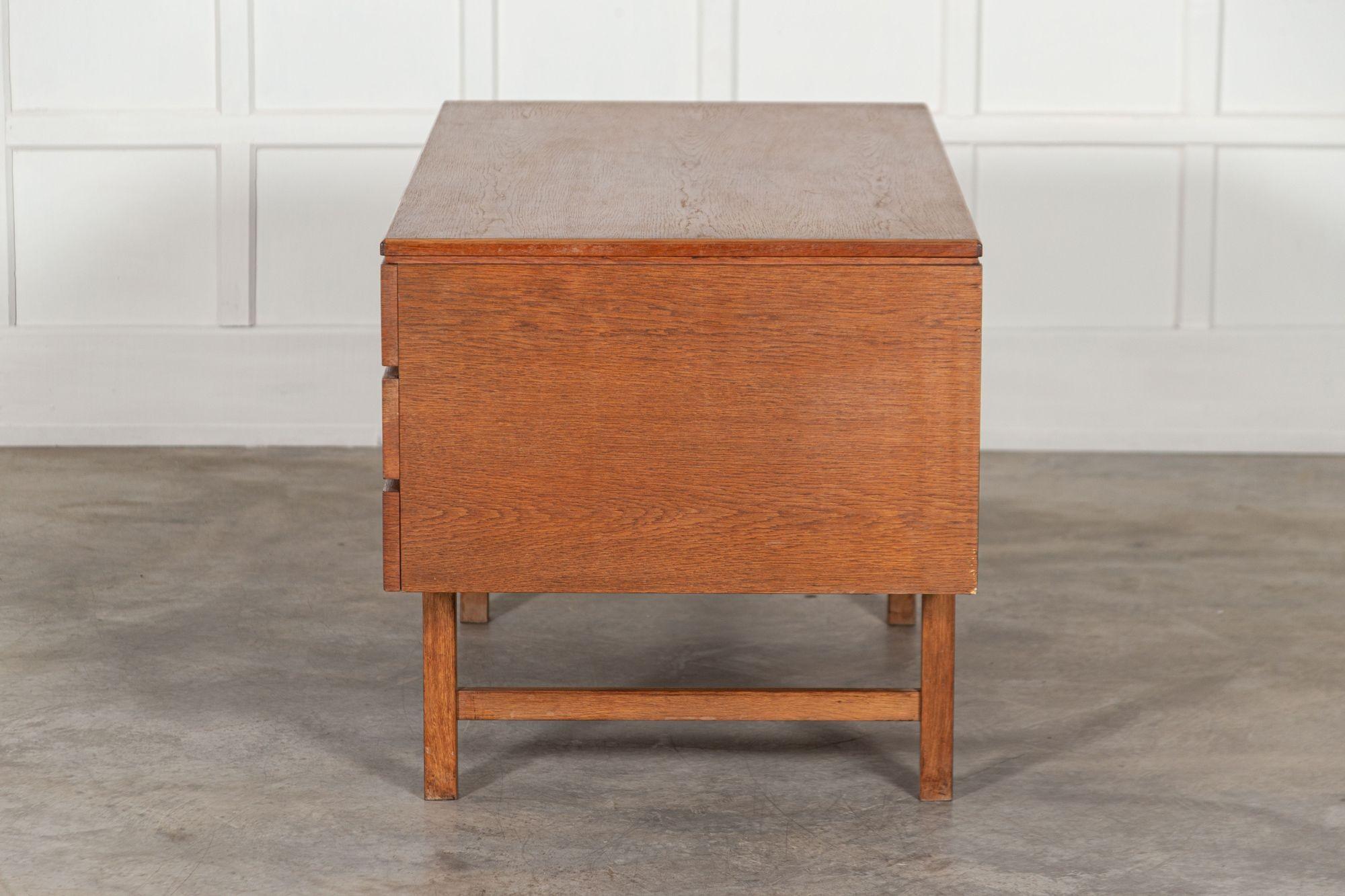 Mid-Century Danish Oak Desk For Sale 6
