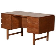 Mid-Century Danish Oak Desk