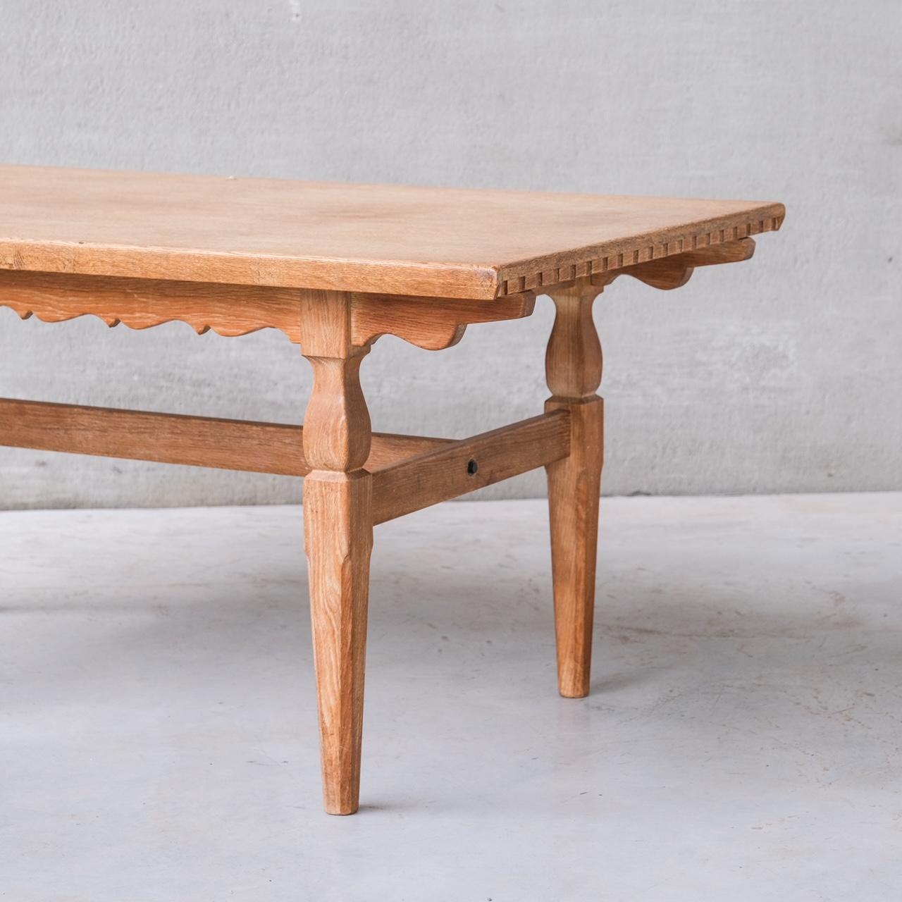 Mid-20th Century Mid-Century Danish Oak Dining Table attr. to Henning Kjaernulf