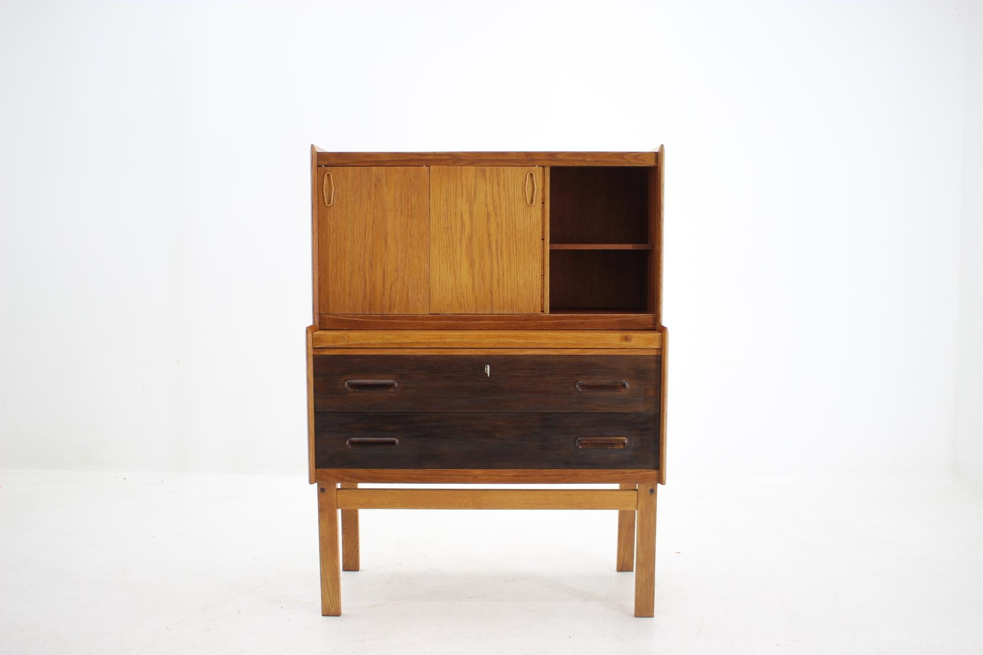 Mid-Century Modern Midcentury Danish Oak Secretaire, 1960s