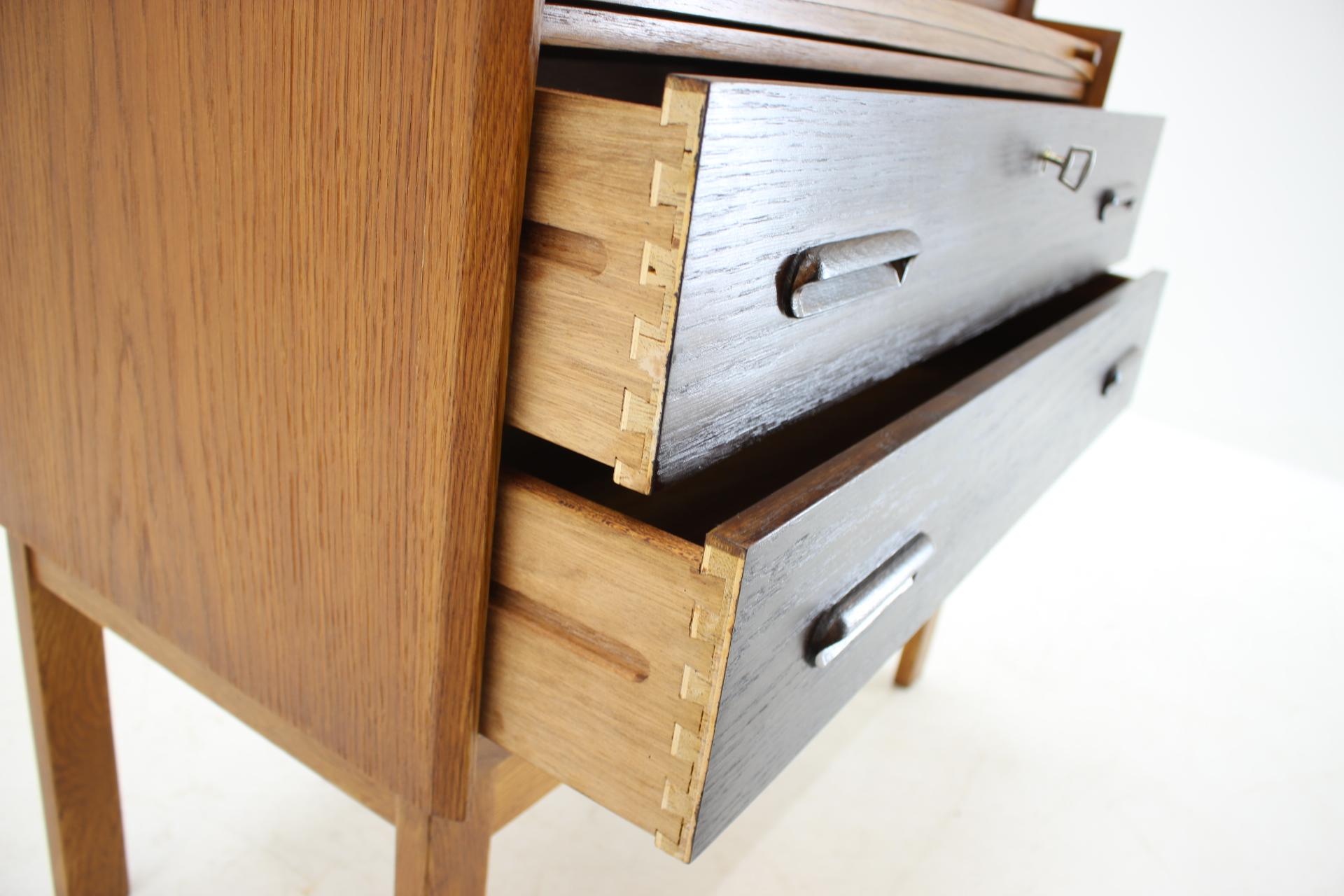 Midcentury Danish Oak Secretaire, 1960s 1